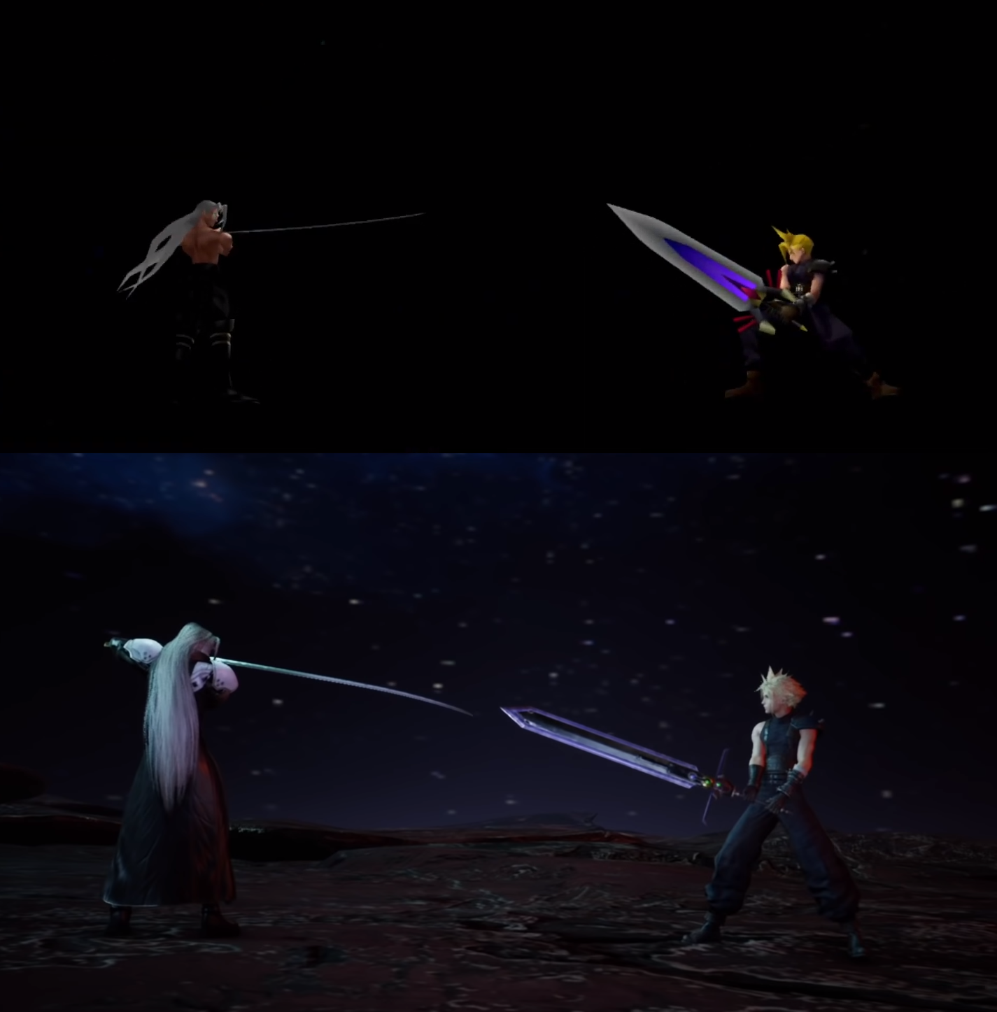 cloud vs sephiroth 