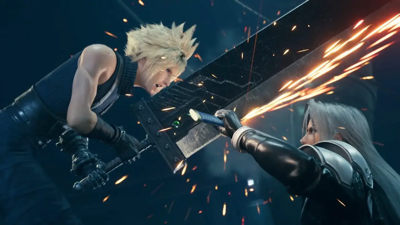 cloud vs sephiroth