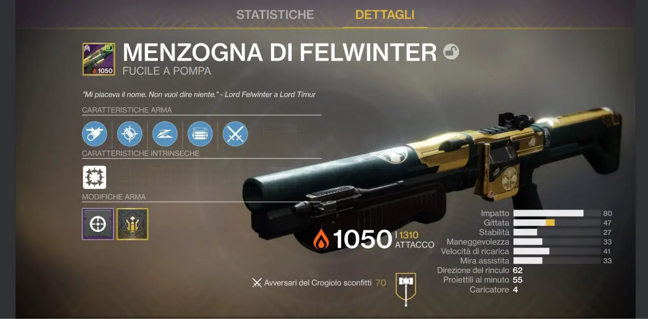 destiny 2 menzogna di felwinter