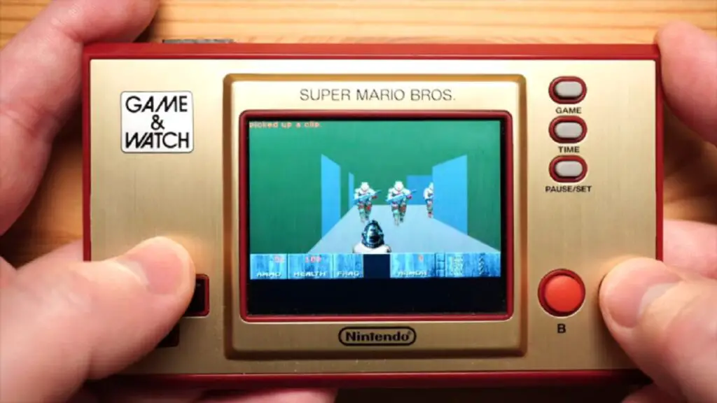 Super Mario Bros., il Game & Watch fa girare DOOM