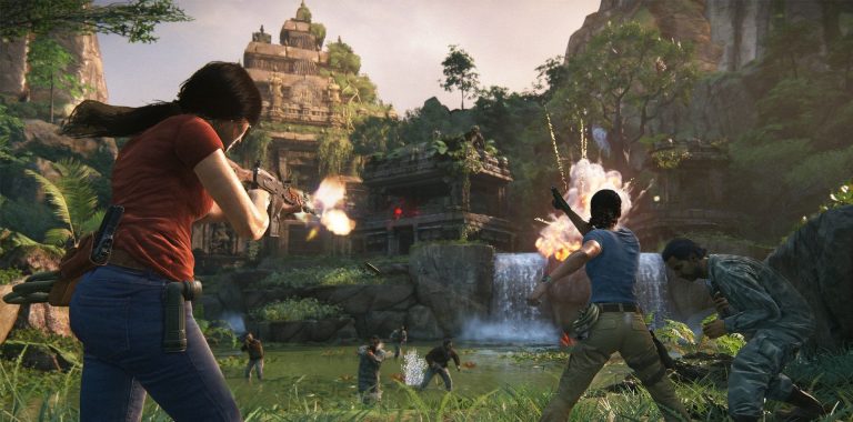 Uncharted the lost legacy con chloe frazer e nadine ross