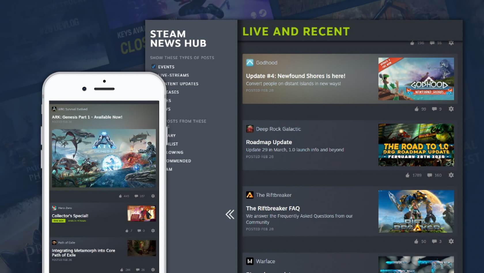 Steam News Hub