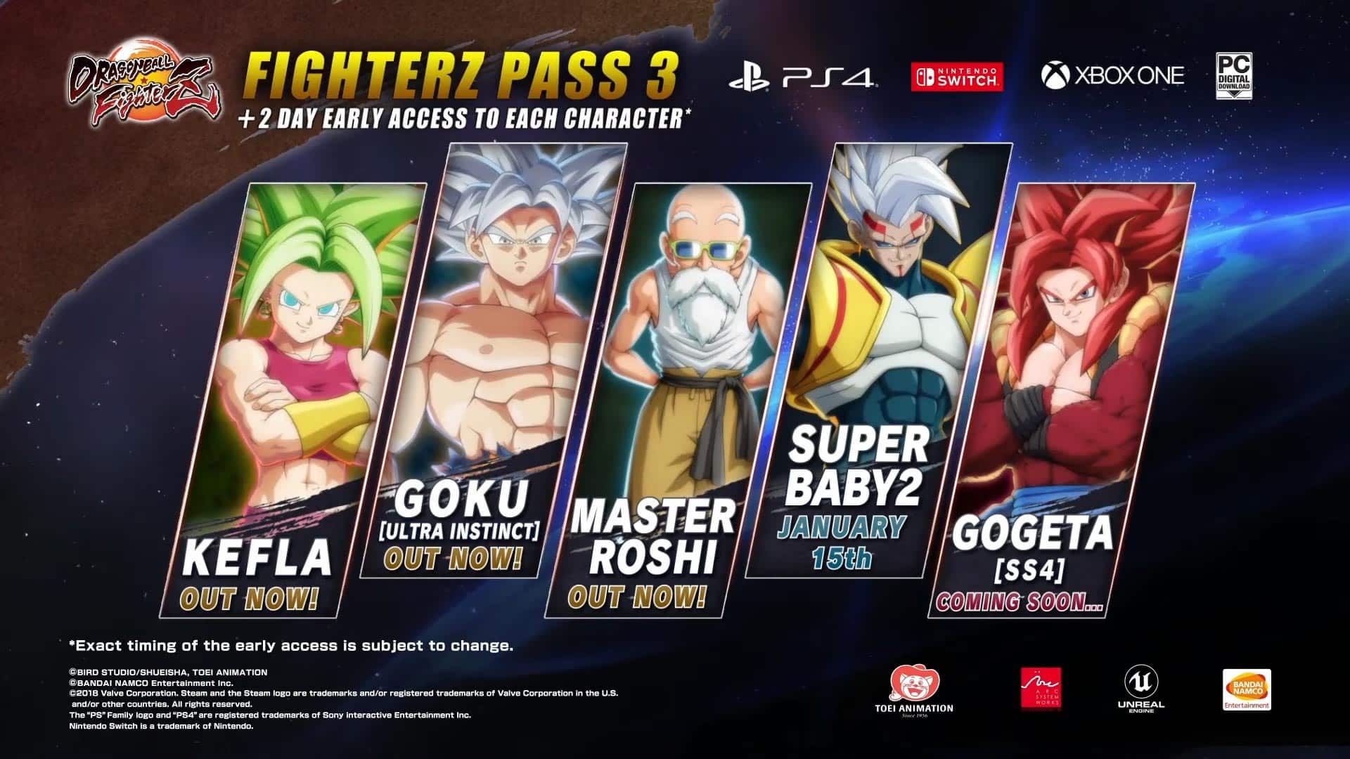 Dragon Ball FighterZ 03 character pass 3