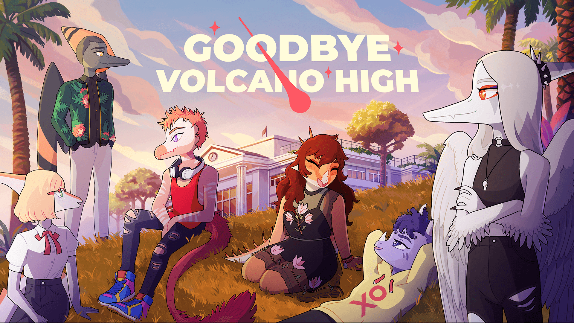 Goodbye Volcano High, Goodbye Volcano High Uscita, Goodbye Volcano High Trailer, Goodbye Volcano High PlayStation 5, Goodbye Volcano High Wallpaper