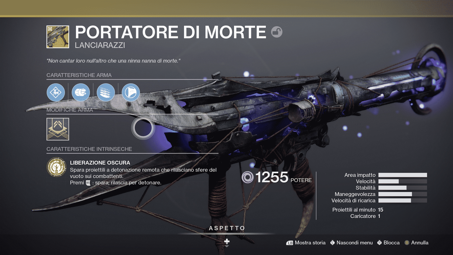 destiny 2 portatore di morte