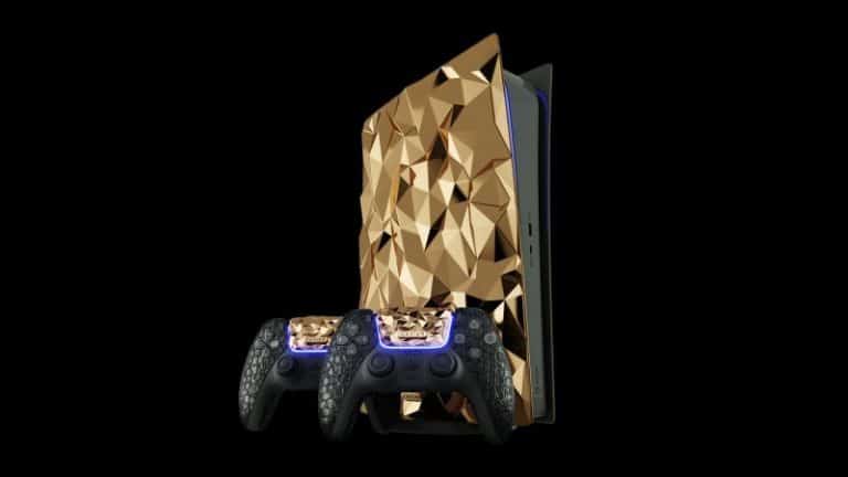 Caviar presenta una playstation 5 costruita in oro massiccio