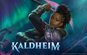 La planeswalker Kaya, protagonista di Kaldheim, nuova espansione di Magic: The Gathering Arena