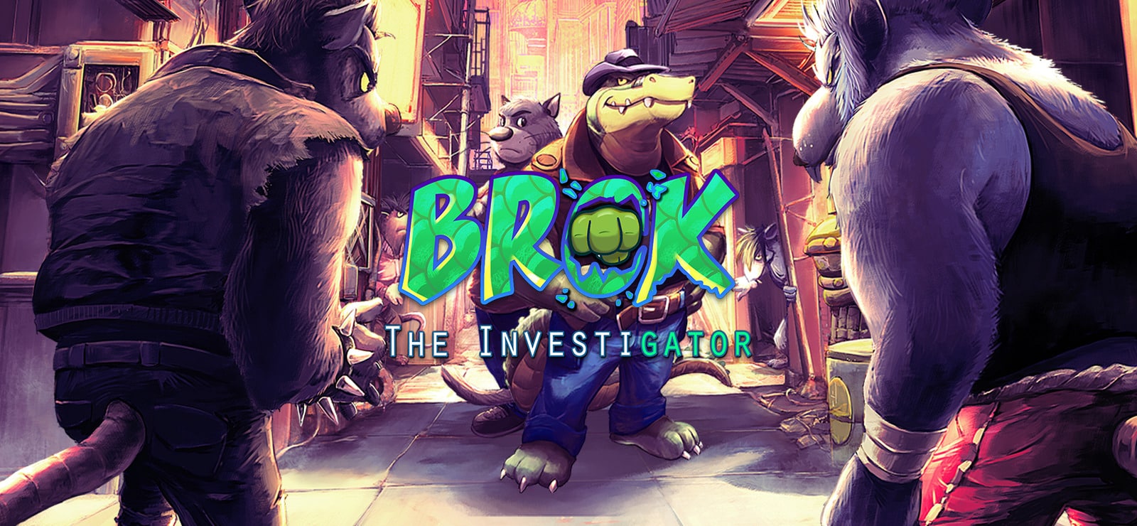 brok the investigator recensione cowcat punta e clicca beat 'em up