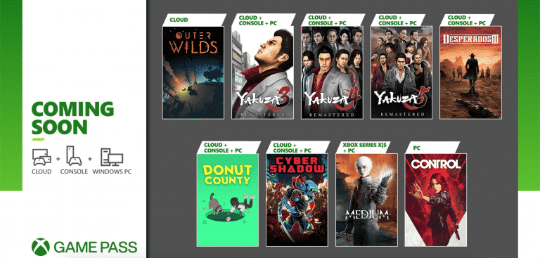 Xbox game pass, microsoft annuncia i titoli di fine gennaio