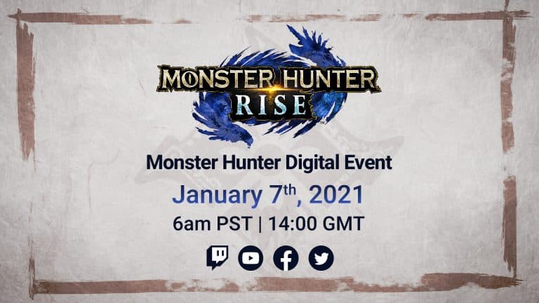Monster hunter rise, in arrivo una presentazione in streaming il 7 gennaio