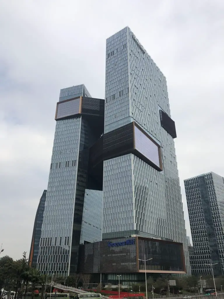 Le Tencent Seafront Towers di Shenzhen