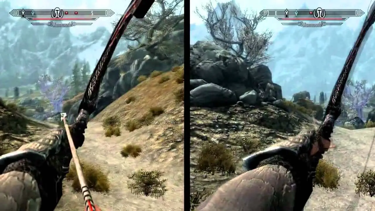 Skyrim è giocabile in split screen grazie ad una nuova mod 1