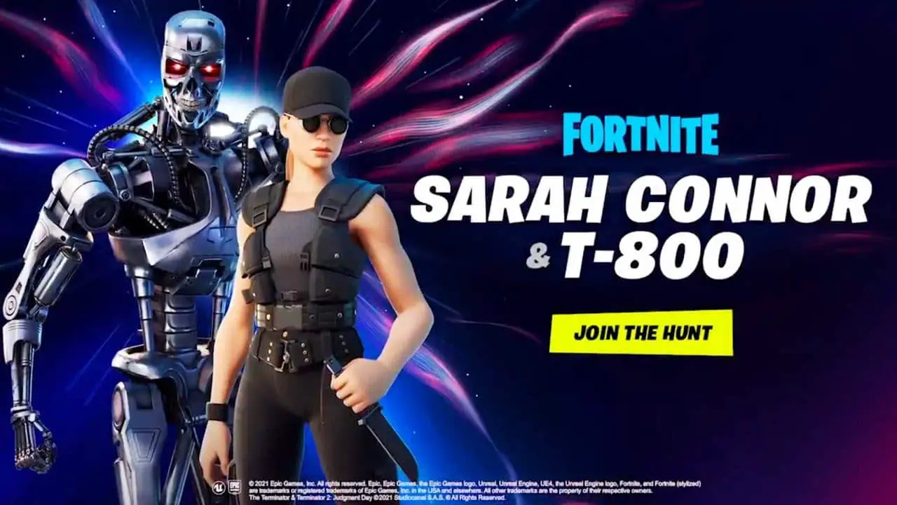 Fortnite, Terminator e Sarah Connor in arrivo nel negozio oggetti