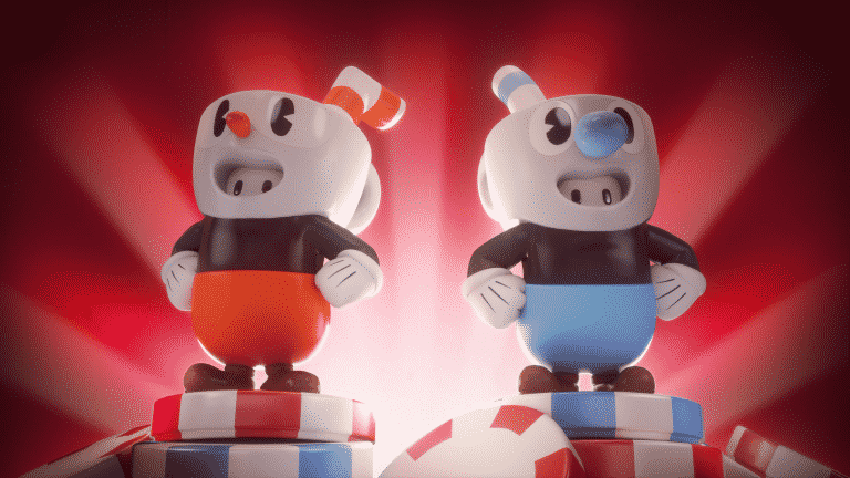 Fall guys: arrivano i costumi di cuphead e mugman