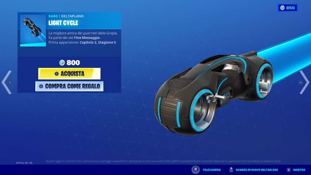 Fortnite, i contenuti di Tron Legacy arrivano nel negozio oggetti