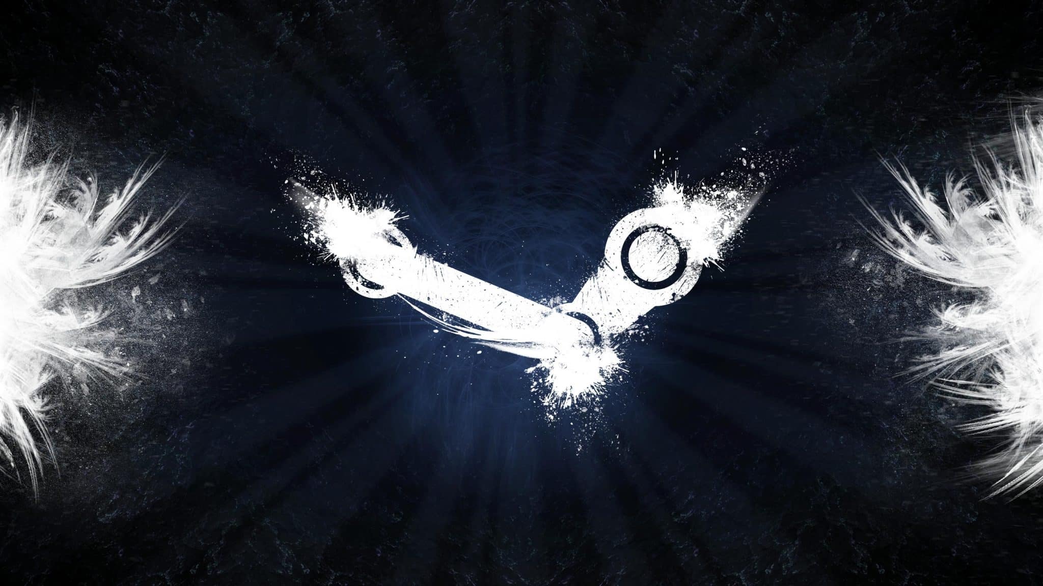Artwork del logo di Steam, piattaforma madre dello Steam Game Festival