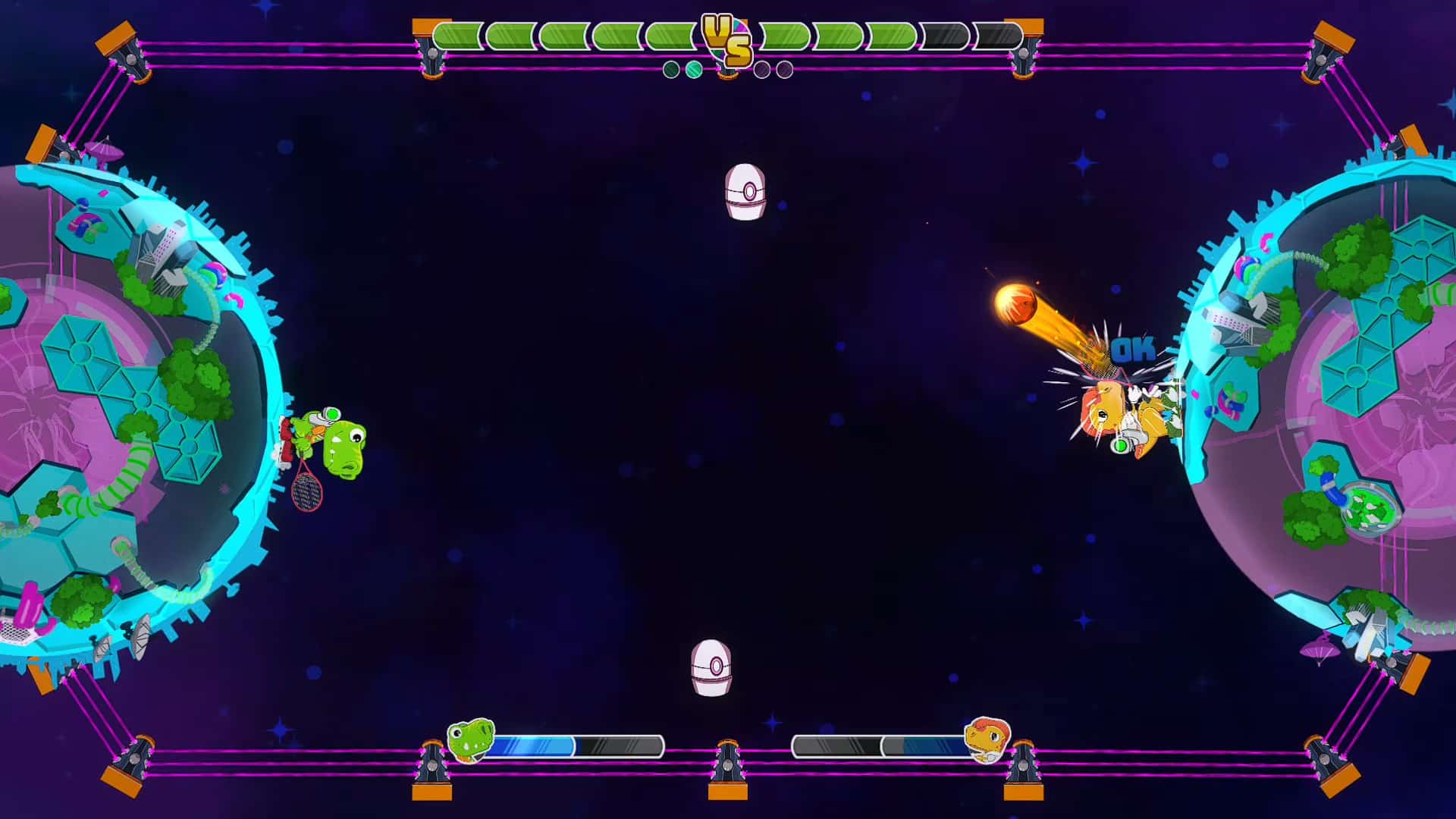 Dino Galaxy Tennis screen1