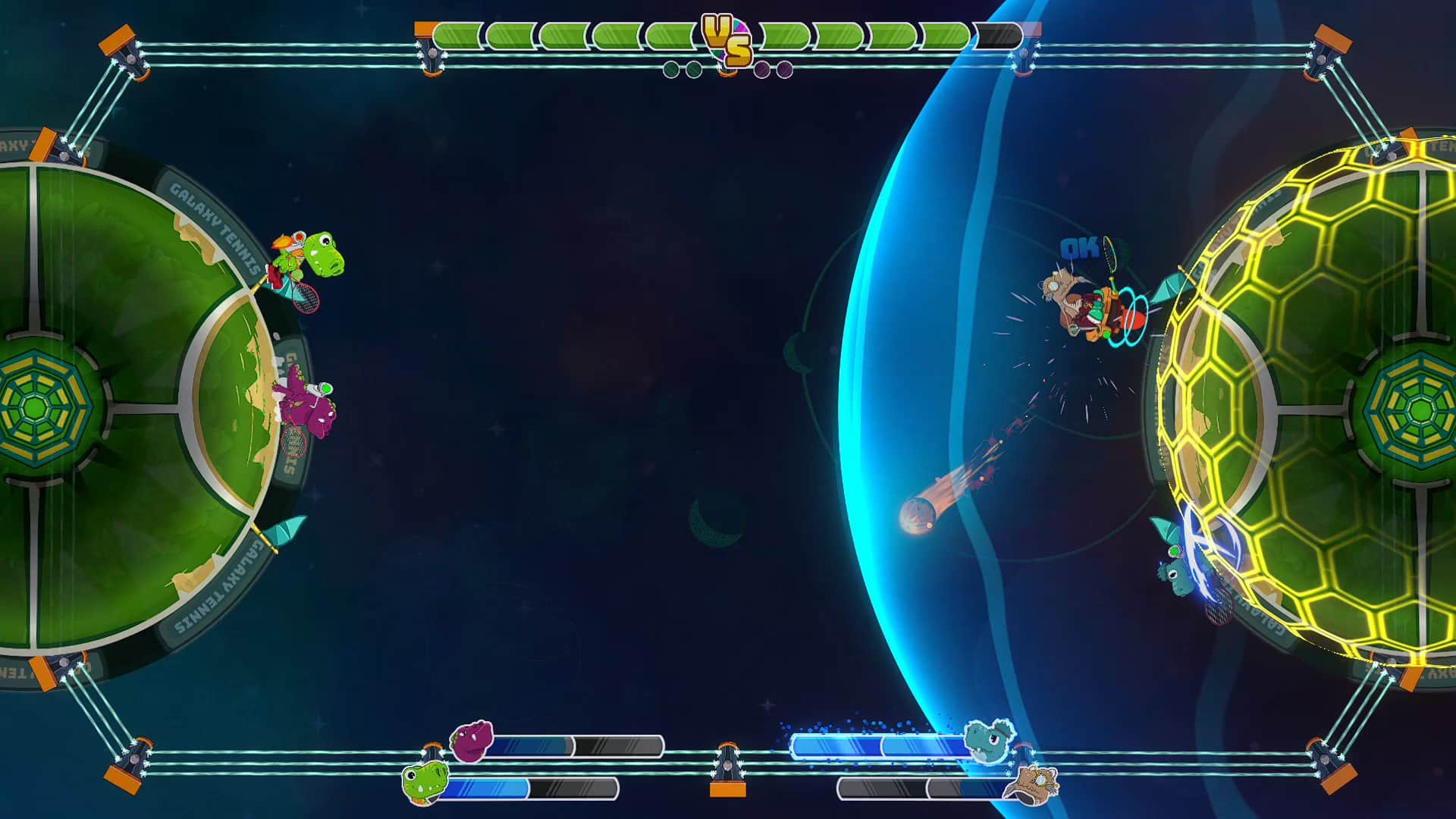 Dino Galaxy Tennis screen4