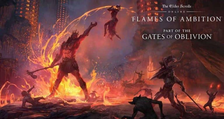 The elder scrolls online flames of ambition è disponibile per playstation 4 e xbox one