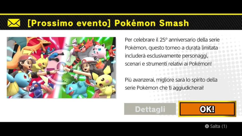 Super Smash Bros. Ultimate, torneo online “Pokémon Smash”