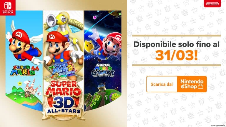 Super mario 3d all-stars, l'unico modo per acquistarlo dopo marzo 2021