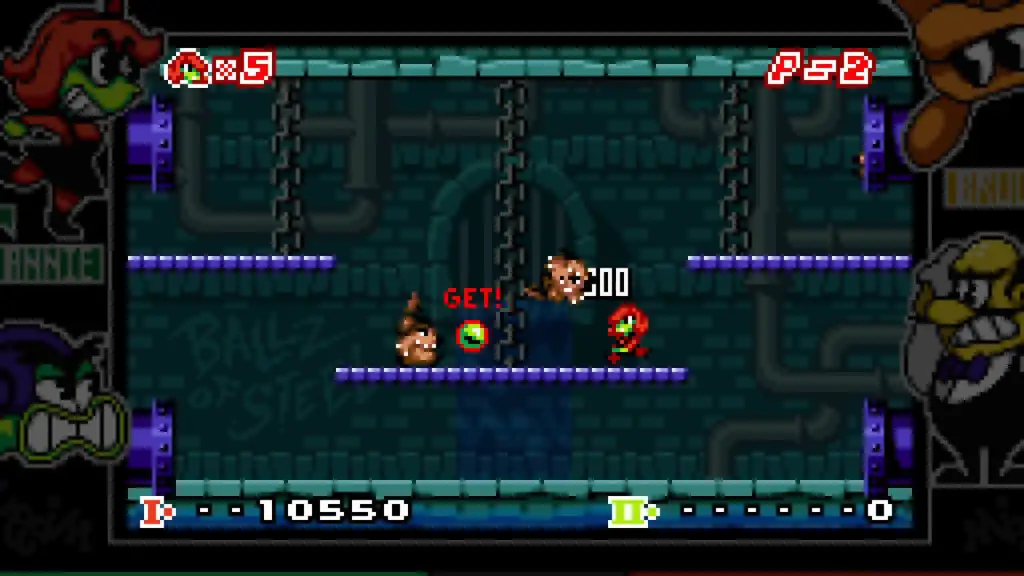 Screenshot della modalità 'Punchball' di Antonball Deluxe
