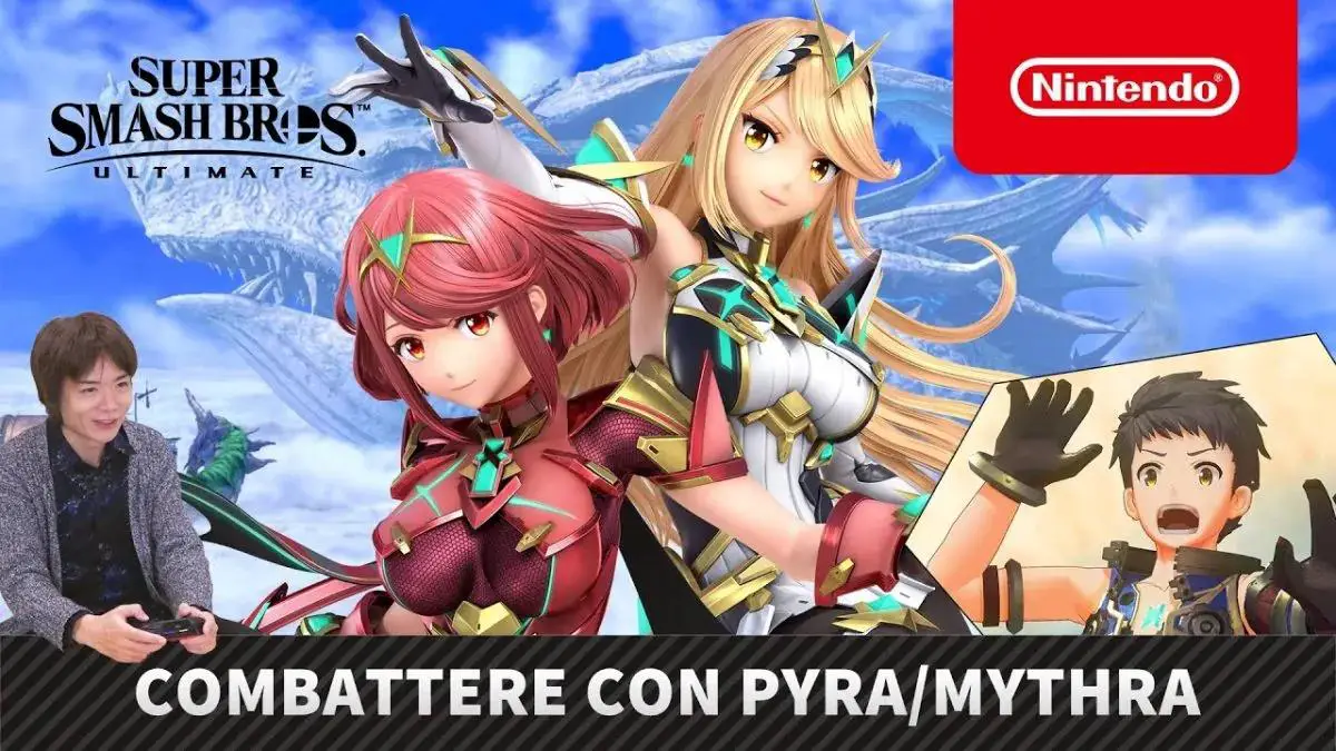 Super Smash Bros. Ultimate, approfondimento di Sakurai su Pyra e Mythra