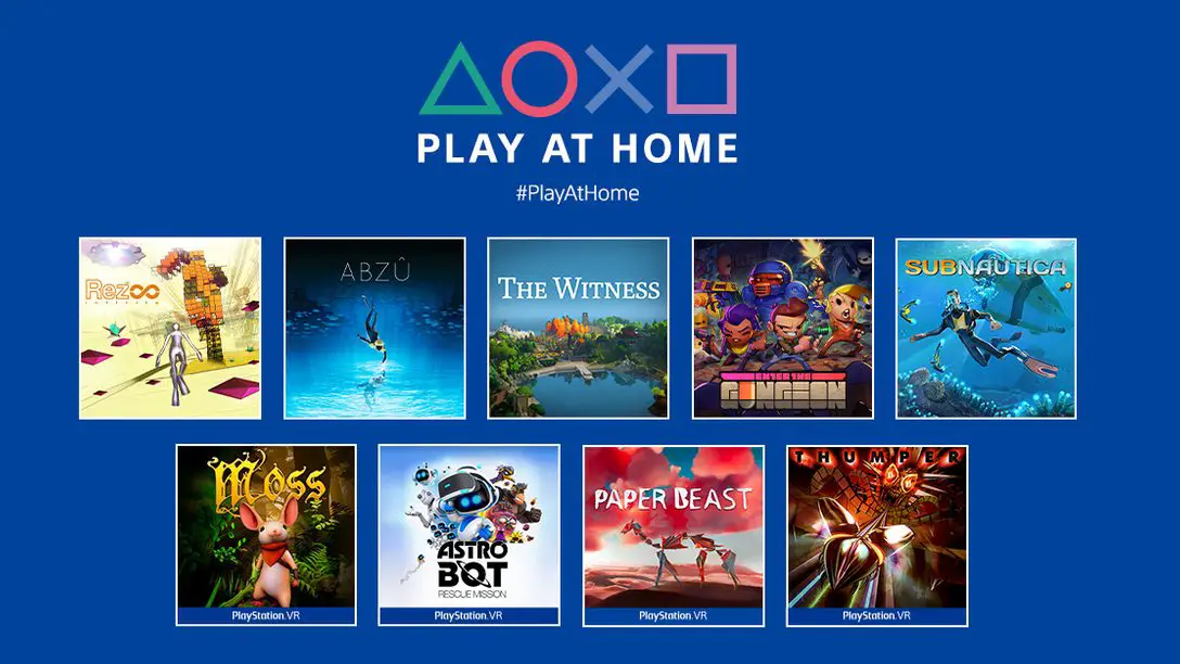 Sony, Sony Play at Home, Giochi Play at Home, Giochi Gratis PlayStation, Play at Home 2021