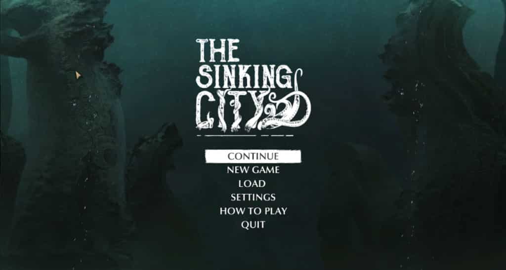 The Sinking City Cracked Main Menu