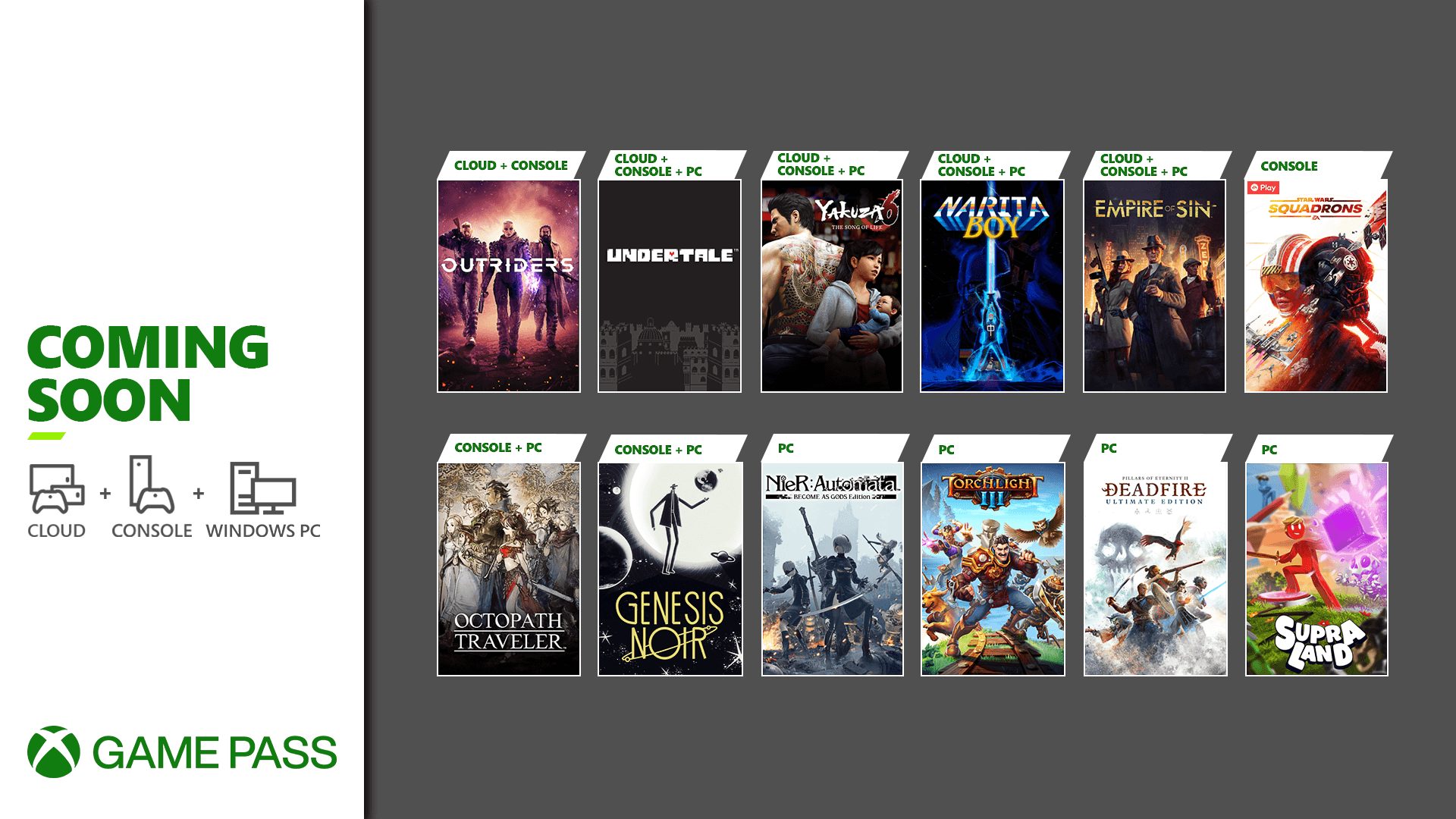 Xbox Game Pass con EA Play per PC e rumor su Final Fantasy VII Remake