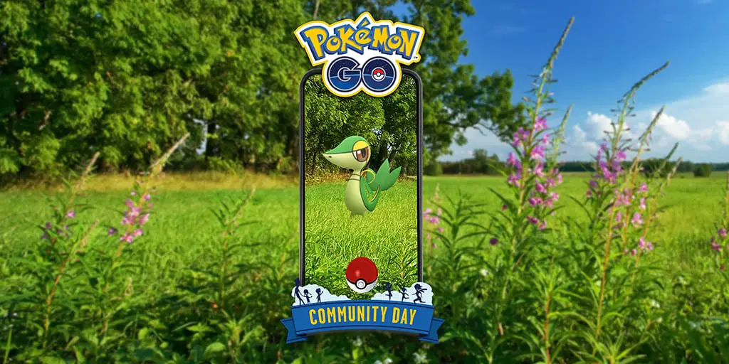 Snivy in Pokémon Go!