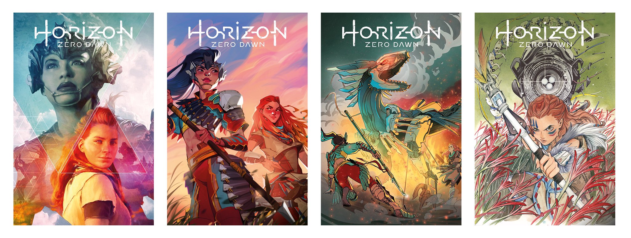Horizon Zero Dawn - copertine fumetti