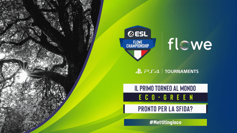 Esl flowe championship, il 1° torneo esport eco green!