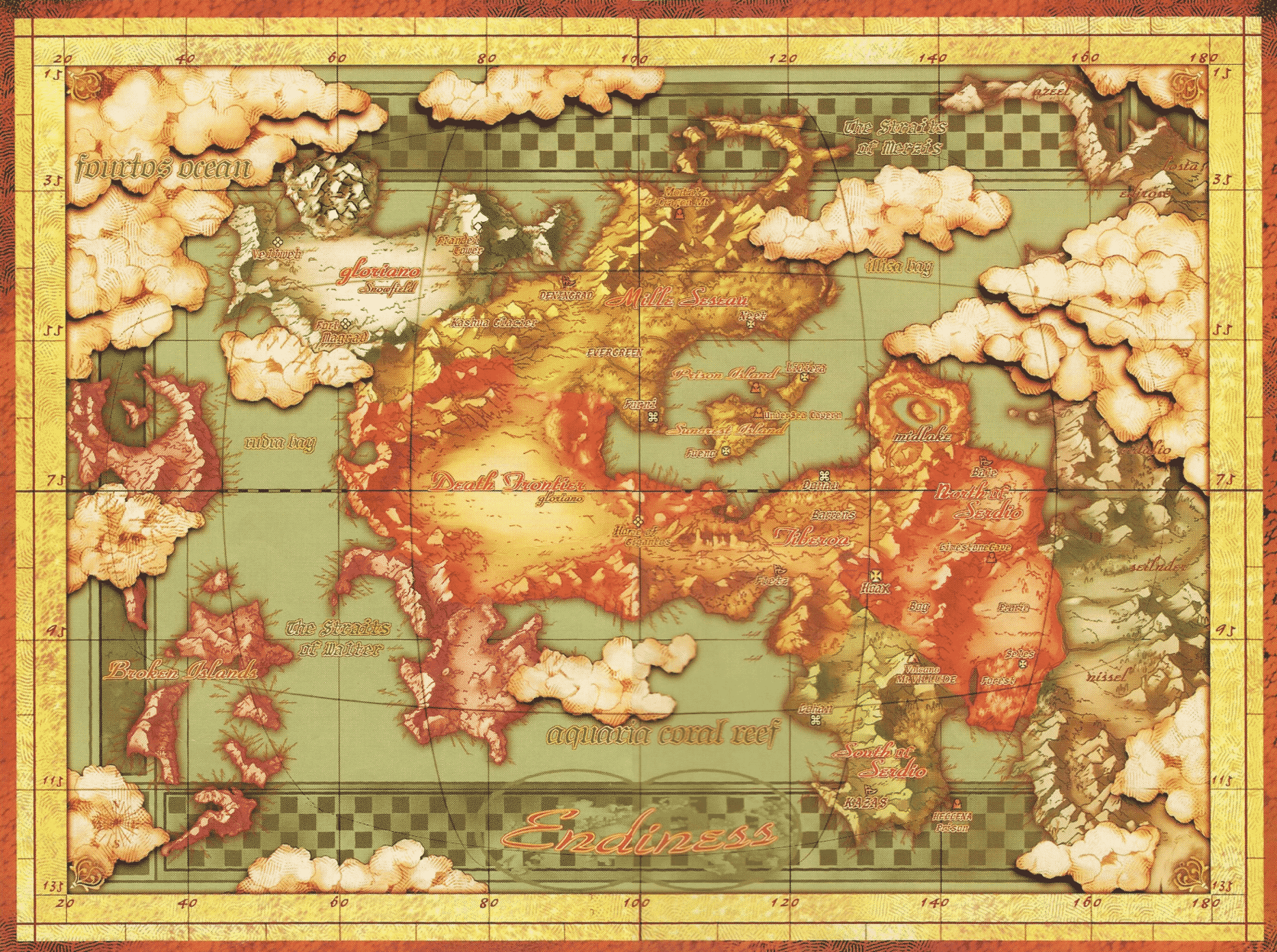 The Legend of Dragoon - Map