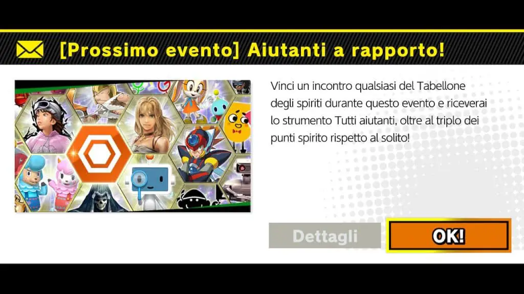 Super Smash Bros. Ultimate, evento del weekend “Aiutanti a rapporto”