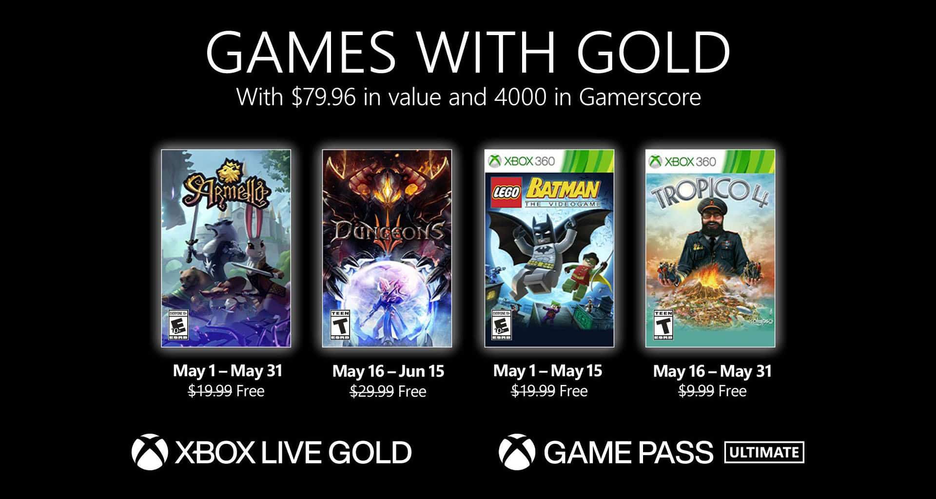 Games With Gold Maggio 2021
