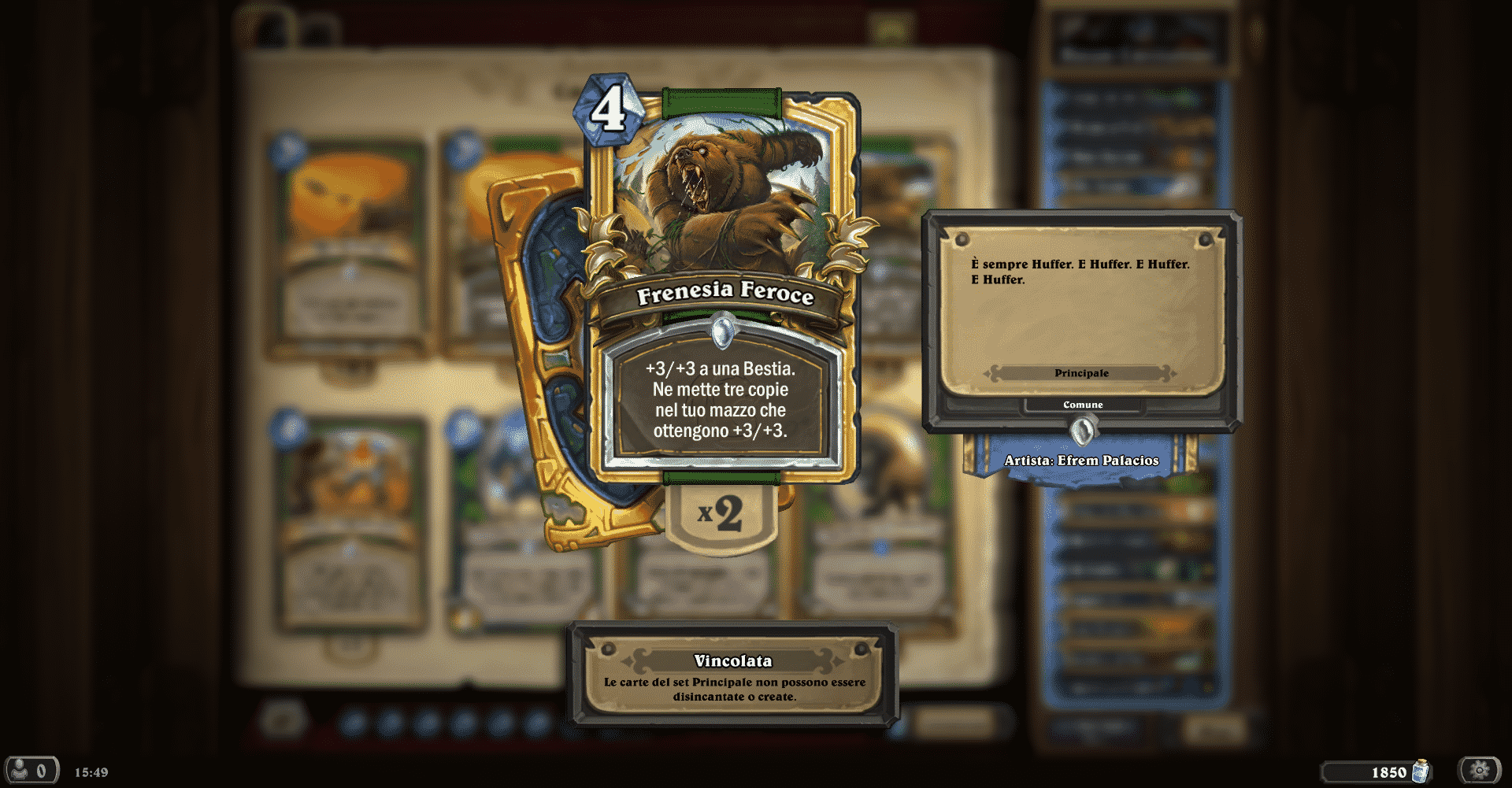 Hearthstone: Mazzo Cacciatore bestiale