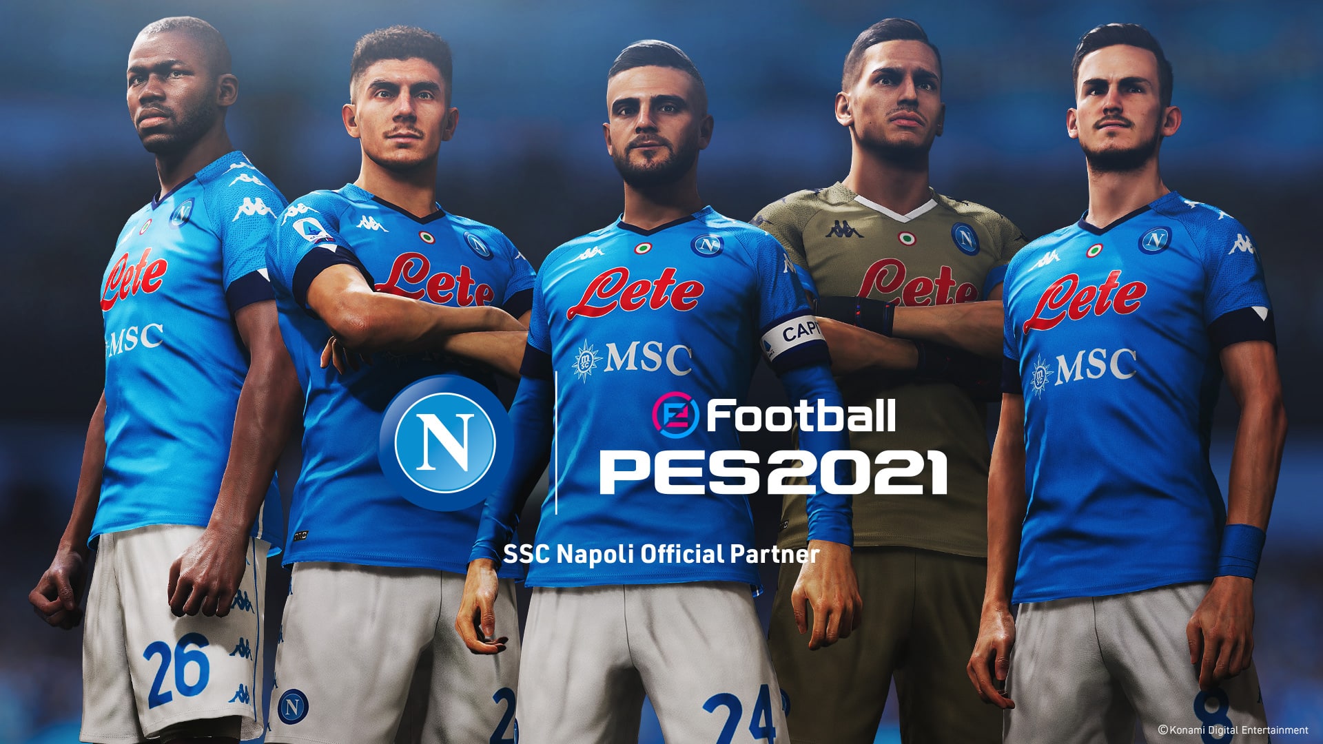 eFootball PES 2021 partnership SSC Napoli