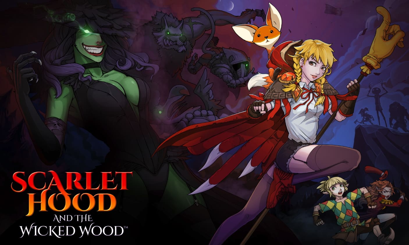 Scarlet Hood and the Wicked Wood cover 1