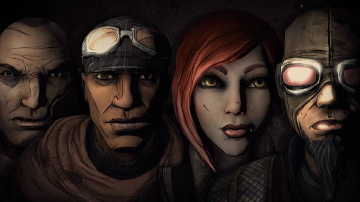 I quattro Cacciatori della Cripta protagonisti del primo Borderlands