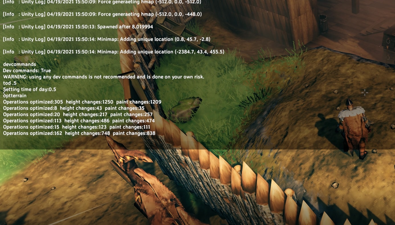Terraformazione e modifica del terreno in valheim