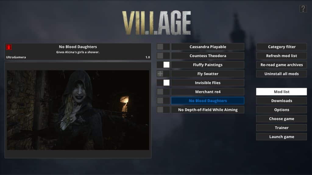 Resident Evil Village Mod Manager