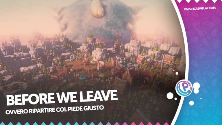 Before we leave, ovvero ripartire col piede giusto