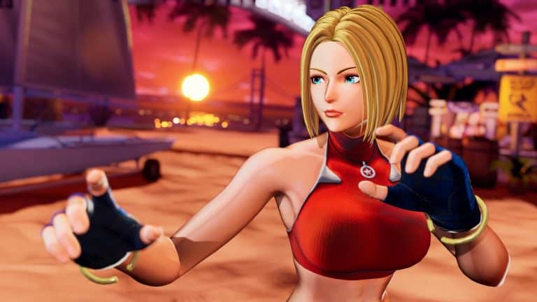 The king of fighters xv: rivelata con un trailer blue mary
