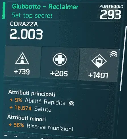 Giubbotto reclaimer