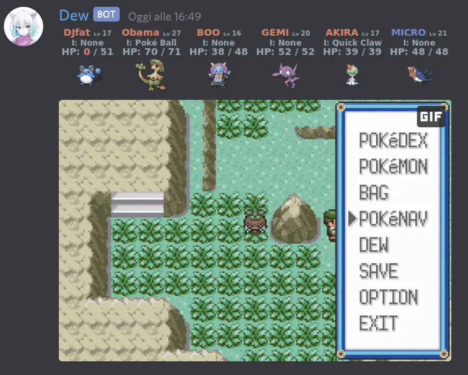 Discord Plays Pokémon - Screenshot