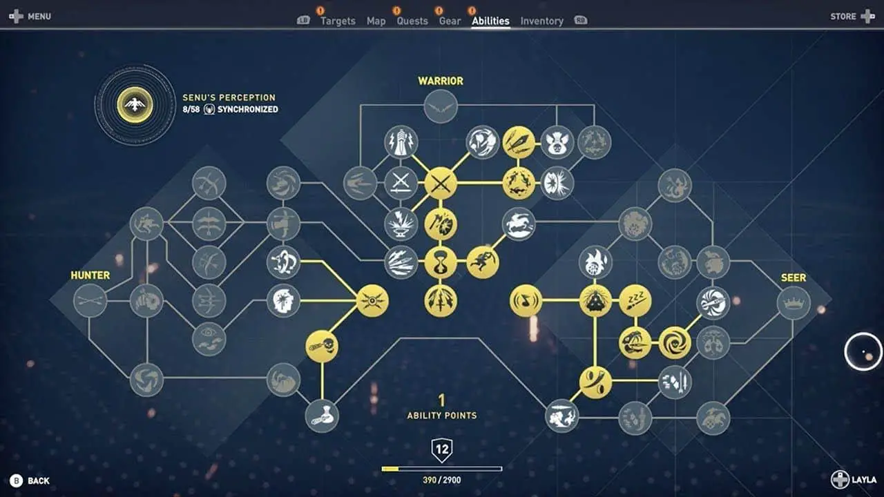 Walking Simulator Skill Tree