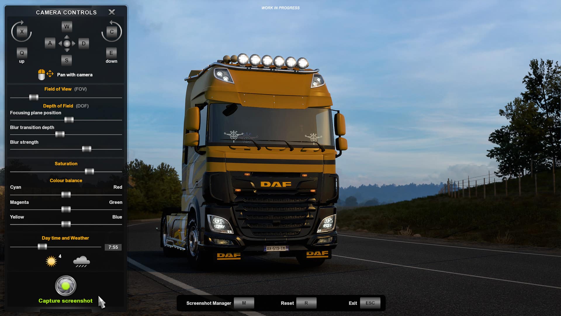 euro truck simulator 2 modalita foto