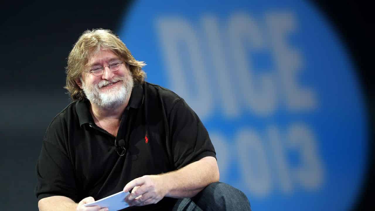 Gabe Newell Steam Valve