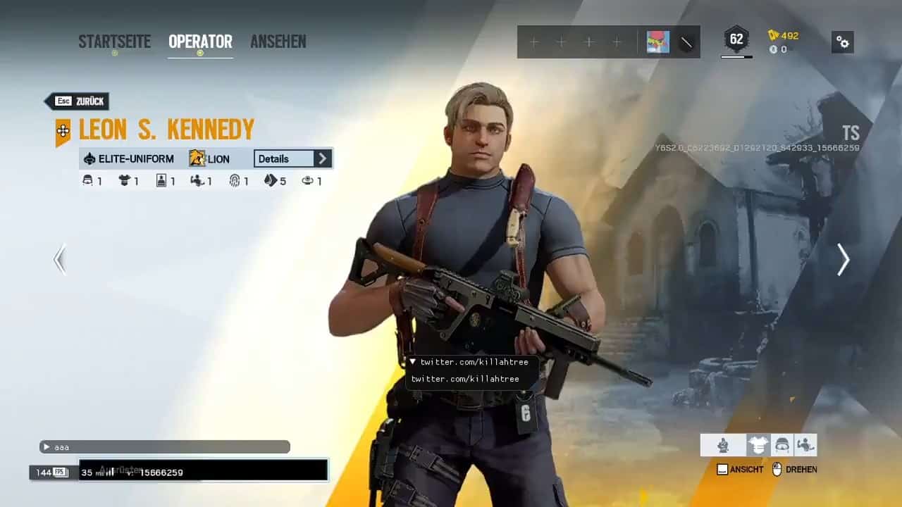 Rainbow Six Siege: in arrivo un'Elite legata a Leon S. Kennedy?